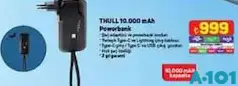THULL 10.000 MAH POWERBANK THULL 10.000 MAH POWERBANK